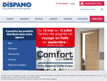 Tablet Screenshot of dispano.fr